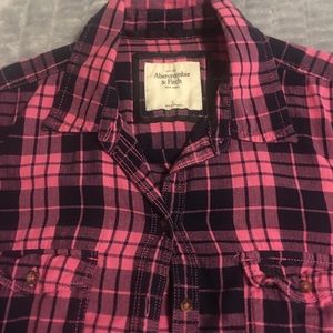 Plaid Abercrombie button up